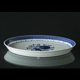 Royal Copenhagen/Aluminia  Tranquebar, blue, Oval Dish no. 11/1102