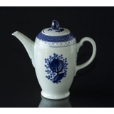 Royal Copenhagen/Aluminia  Tranquebar, blå, kaffekande nr. 11/1105 eller 128
