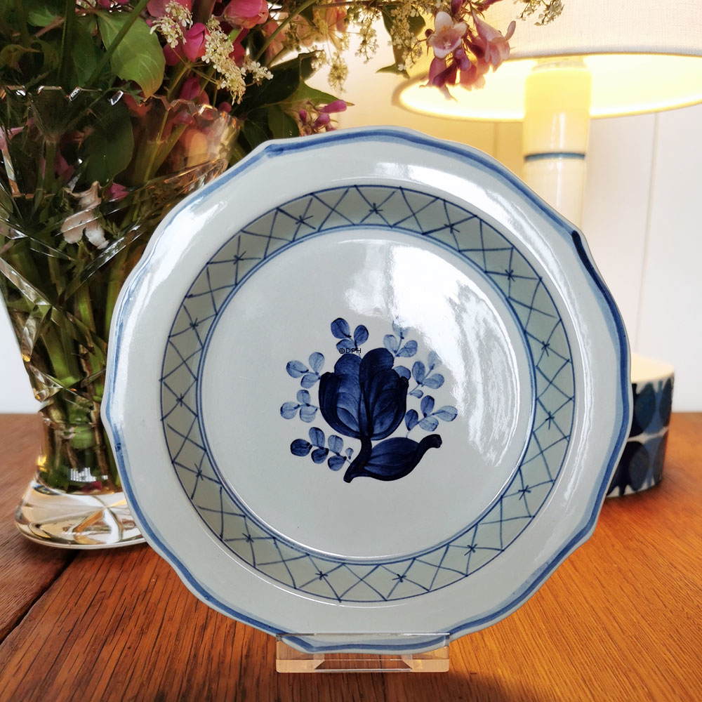 Royal Copenhagen/Aluminia Tranquebar, blå, rund skål nr. 11/1120