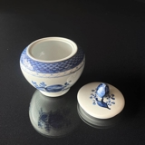 Royal Copenhagen/Aluminia Tranquebar, blue, bowl with lid e.g. sugar bowl no. 11/1132