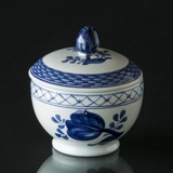 Royal Copenhagen/Aluminia Tranquebar, blue, sugar bowl no. 11/1188