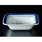Royal Copenhagen/Aluminia Tranquebar, blå, Firkantet skål nr. 11/1337