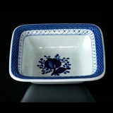 Royal Copenhagen/Aluminia Tranquebar, blue, Square bowl no. 11/1337