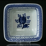 Royal Copenhagen/Aluminia Tranquebar, blå, firkantet skål nr. 11/1338