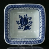 Royal Copenhagen/Aluminia Tranquebar, blau, Viereckige Schale Nr. 11/1338