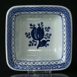 Royal Copenhagen/Aluminia Tranquebar, blå, firkantet skål | Nr. 11-1338 | DPH Trading