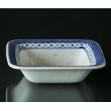 Royal Copenhagen/Aluminia Tranquebar, blue, Square Bowl no. 11/1338