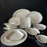 Cream Curved oval dish, Royal Copenhagen Josephine dining set no. 11/1558