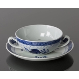 Royal Copenhagen/Aluminia Tranquebar, blue, soup cup no. 11/1633