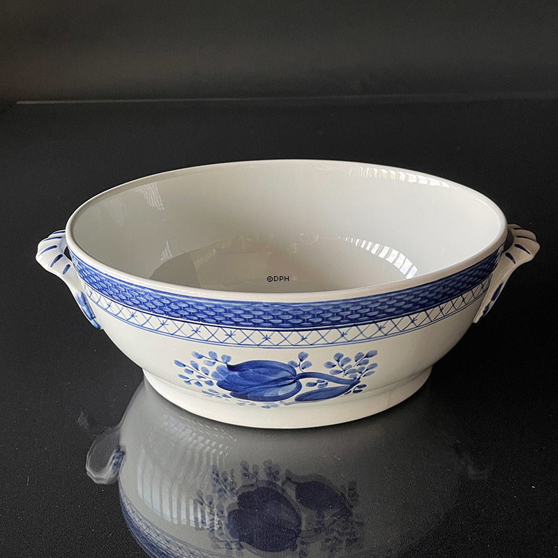 Royal Copenhagen/Aluminia Tranquebar, blå, Terrin UDEN låg/stor skål