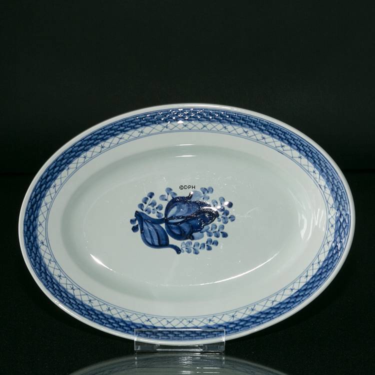 Royal Copenhagen/Aluminia  Tranquebar, blå, fad, 28cm nr. 927