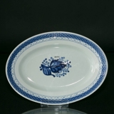Royal Copenhagen/Aluminia  Tranquebar, blå, fad 38cm, nr. 929