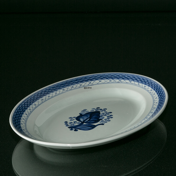 Royal Copenhagen/Aluminia  Tranquebar, blå, fad 43cm, nr. 930