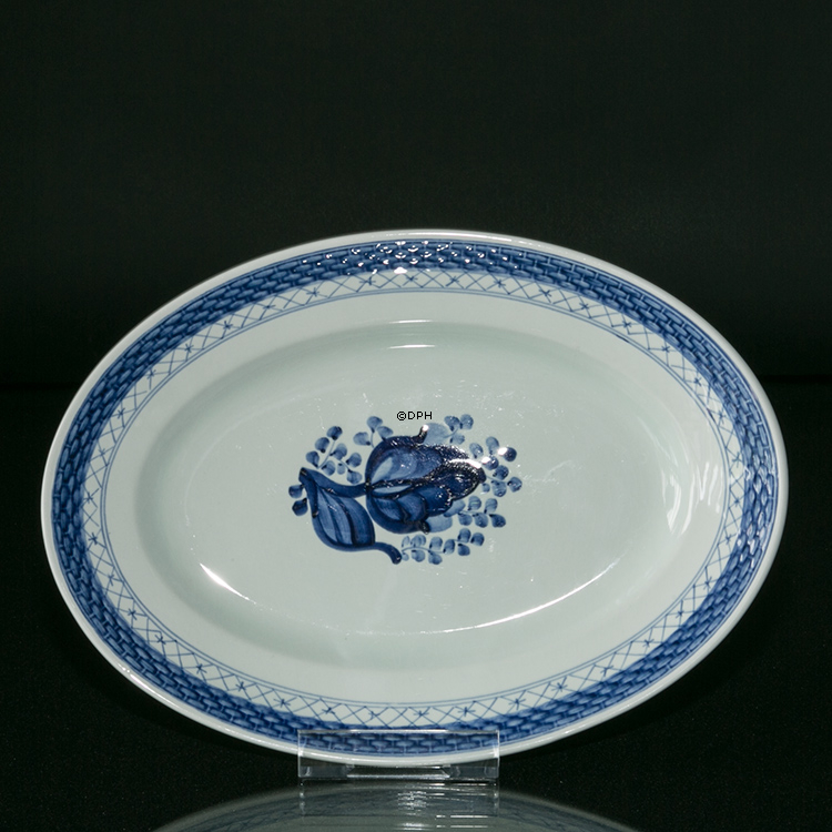 Royal Copenhagen/Aluminia  Tranquebar, blå, fad 43cm, nr. 930