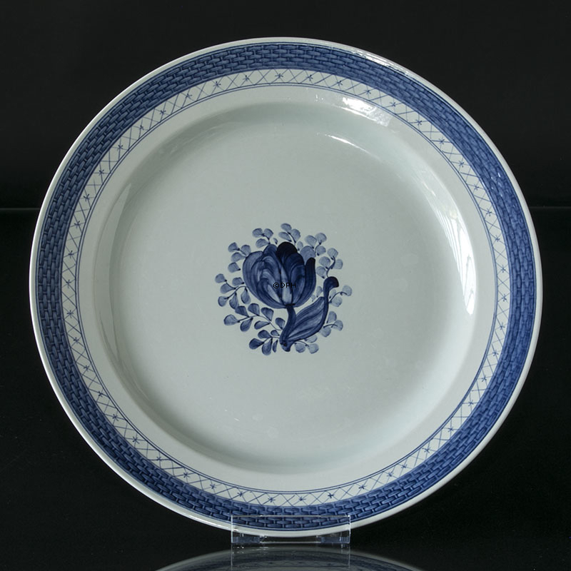 Royal Copenhagen/Aluminia  Tranquebar, blå, fad 33cm, nr. 933