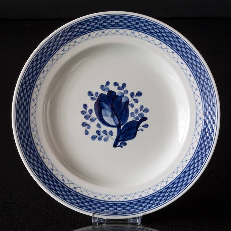 Royal Copenhagen/Aluminia  Tranquebar, blå, flad tallerken 23cm, nr. 946 eller 623