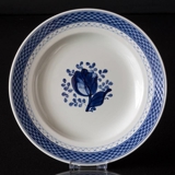Royal Copenhagen/Aluminia  Tranquebar, blå, flad tallerken 23cm, nr. 946 eller 623