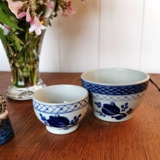 Royal Copenhagen/Aluminia  Tranquebar, blå, sukkerskål UDEN låg nr. 953