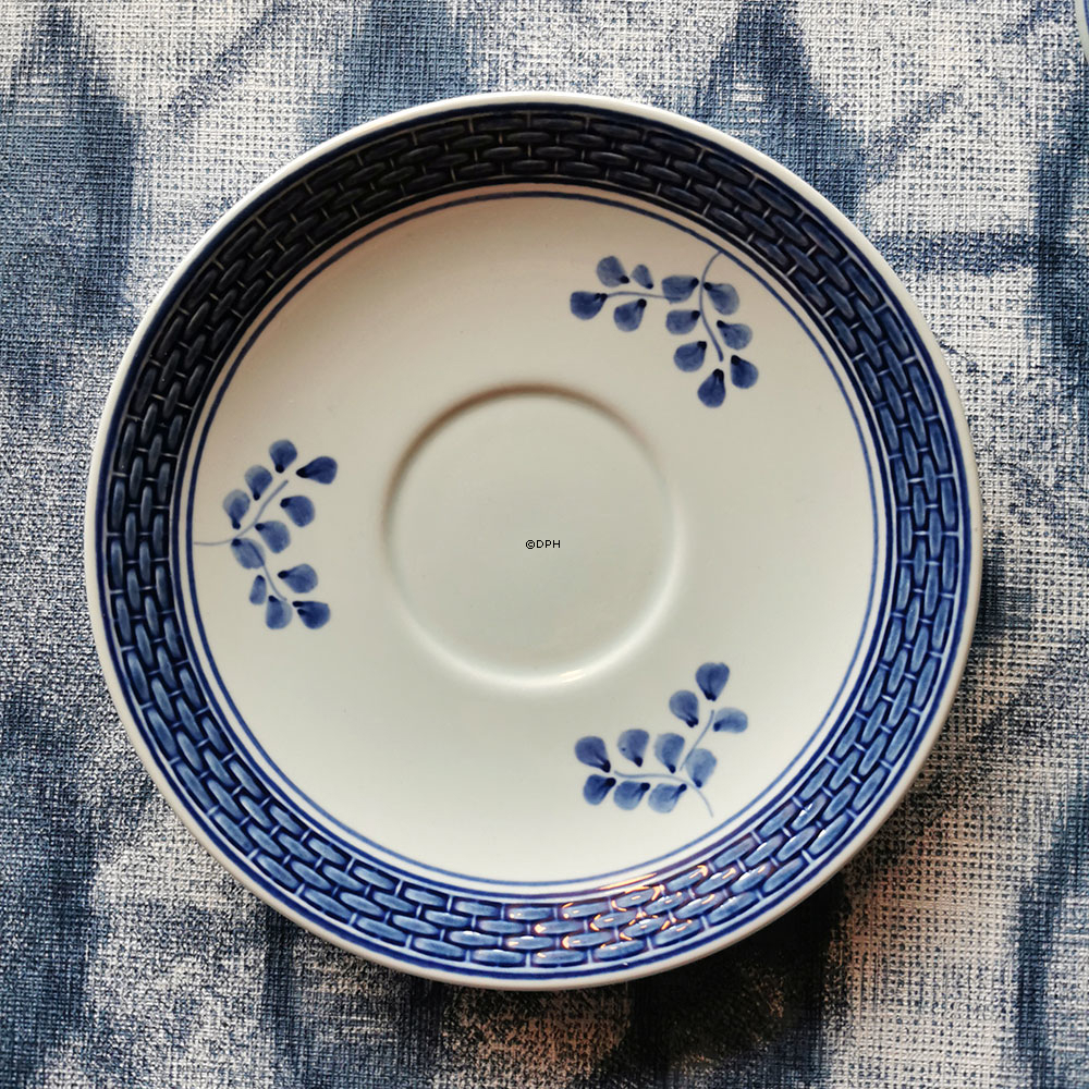 Royal Copenhagen/Aluminia  Tranquebar, blå, kaffekop med skib nr. 956, indhold 1,8 dl