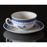 Royal Copenhagen/Aluminia  Tranquebar, blau, Teetasse Nr. 957