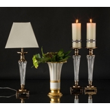 Hvid Hetsch vase med guld, Royal Copenhagen