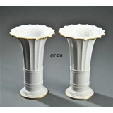 Hvid Hetsch vase, Royal Copenhagen