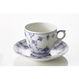 Musselmalet Gerippt, Kaffeetasse, Inhalt 16 cl., Royal Copenhagen