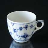 Musselmalet Gerippt, Kaffeetasse, Inhalt 16 cl.,(Tasse Ø7,5cm), OHNE UNTERTASSE, Royal Copenhagen