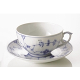 Musselmalet Gerippt, Teetasse Nr. 077 oder 1/76, Inhalt 18cl., Royal Copenhagen