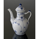 Blue Fluted, Plain, Coffee Pot no. 1/48 or 126, Royal Copenhagen