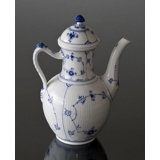 Musselmalet, riflet kaffekande nr. 1/48 eller 126, Royal Copenhagen