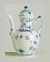 Musselmalet, riflet kaffekande nr. 1/48 eller 126, Royal Copenhagen