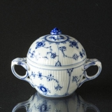 Musselmalet, riflet, sukkerskål nr. 1/428 ller 159, Royal Copenhagen