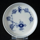 Musselmalet, riflet, lille asiet nr. 1/2185 eller 332,  9cm, Royal Copenhagen