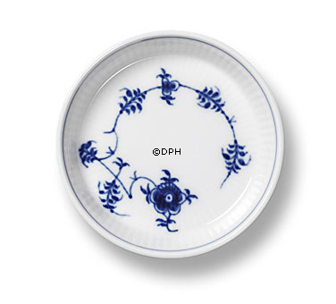 Musselmalet, riflet, lille asiet nr. 1/2185 eller 332,  9cm, Royal Copenhagen