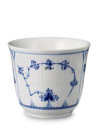 Musselmalet, riflet, stor termokop, indhold 25 cl., Royal Copenhagen