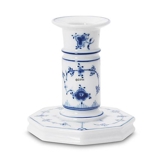 Musselmalet, riflet, stor lysestage nr. 1/3303 eller 502, Royal Copenhagen