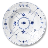 Blue Fluted, Plain, Soup Plate, Royal Copenhagen 17cm