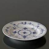 Musselmalet, riflet flad tallerken, Royal Copenhagen 17cm