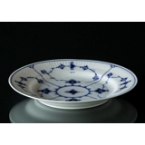 Muselmalet Riflet flad tallerken 21cm nr. 1/178 eller 621, Royal Copenhagen