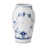 Musselmalet, riflet vase nr. 1/384 eller 678, Royal Copenhagen