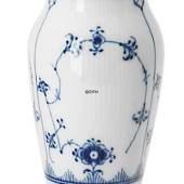 Musselmalet, riflet vase, Royal Copenhagen