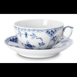 Blue Fluted, Half Lace, Tea Cup WITHOUT SAUCER no. 081, capacity 20 cl., Royal Copenhagen