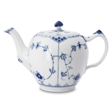 Blue Fluted, Half Lace, teapot, capacity 100 cl., Royal Copenhagen
