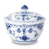 Musselmalet halvblonde sukkerskål nr. 1/657 eller 153, Royal Copenhagen