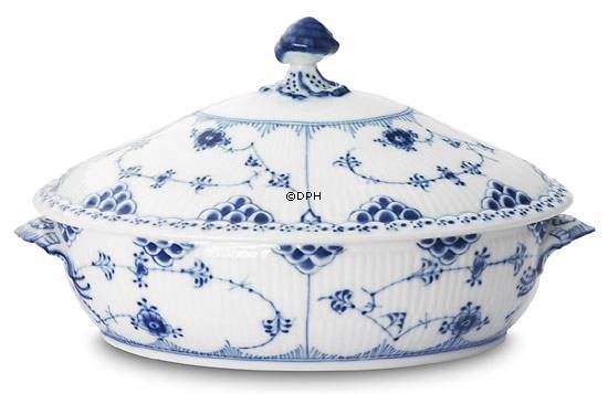 Musselmalet halvblonde ovalt lågfad nr. 1/622 eller 172, Royal Copenhagen