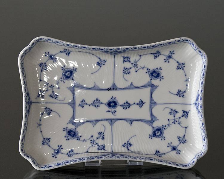 Musselmalet, halvblonde, bakke til sukkerskål og flødekande nr. 1/716 eller 364