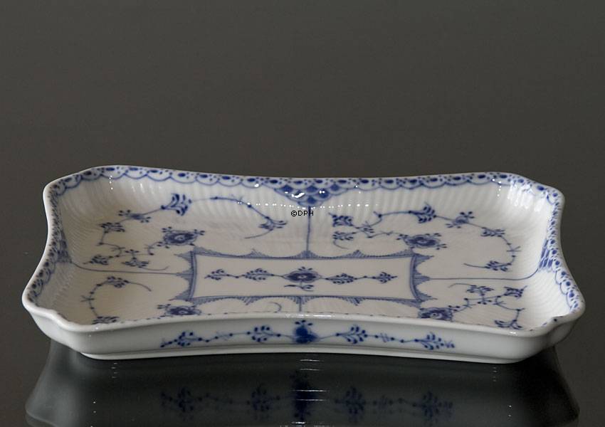 Musselmalet, halvblonde, bakke til sukkerskål og flødekande nr. 1/716 eller 364