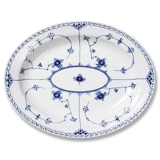 Musselmalet halvblonde oval fad nr. 1/628 eller 374, Royal Copenhagen 34cm