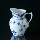 Blue Fluted, Half Lace, large Creme Jug, capacity 17 cl., Royal Copenhagen